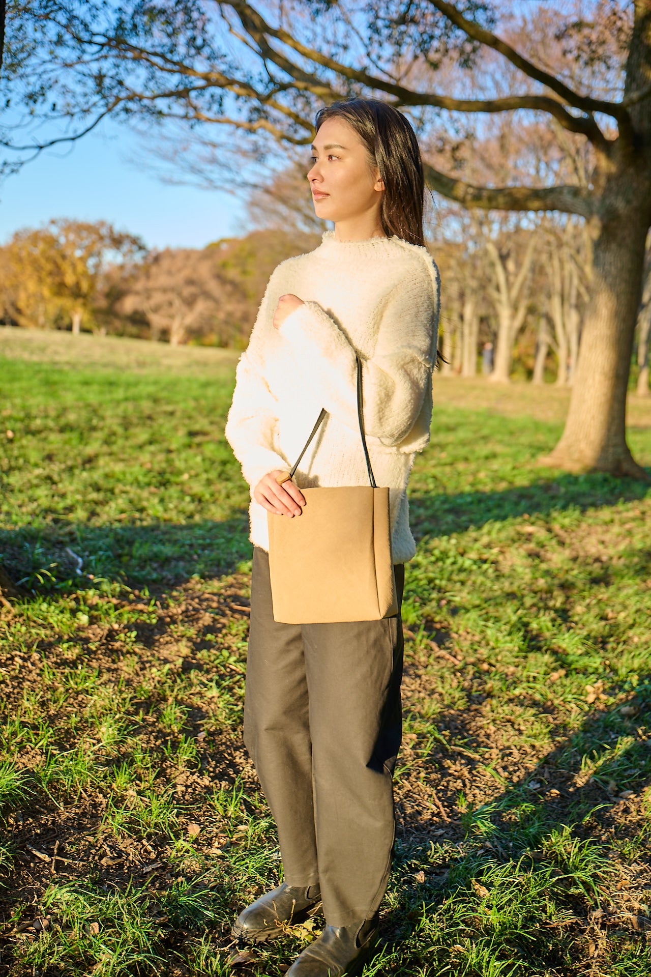 BONITA Square Panama Paper Handbag