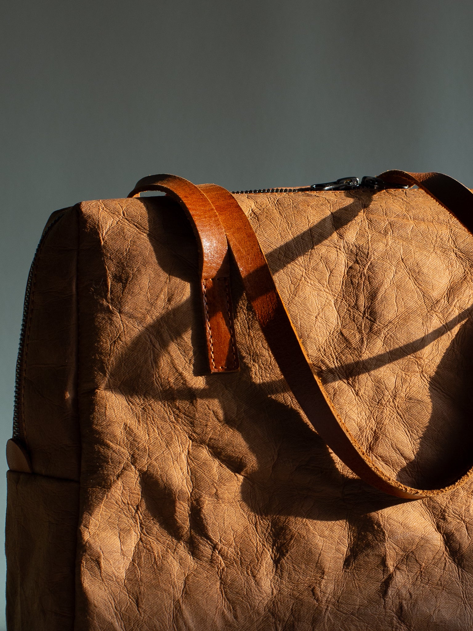 AGENT Plant Dyed Paper Boston Bag
